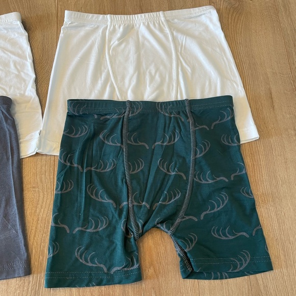 Boys Boxer Briefs Set - White, Gray, and deer antler prints - Picture 3 of 5